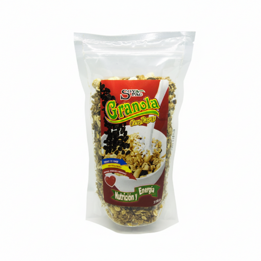 GRANOLA SUELTA CON PASAS SOYAPAC 250GR