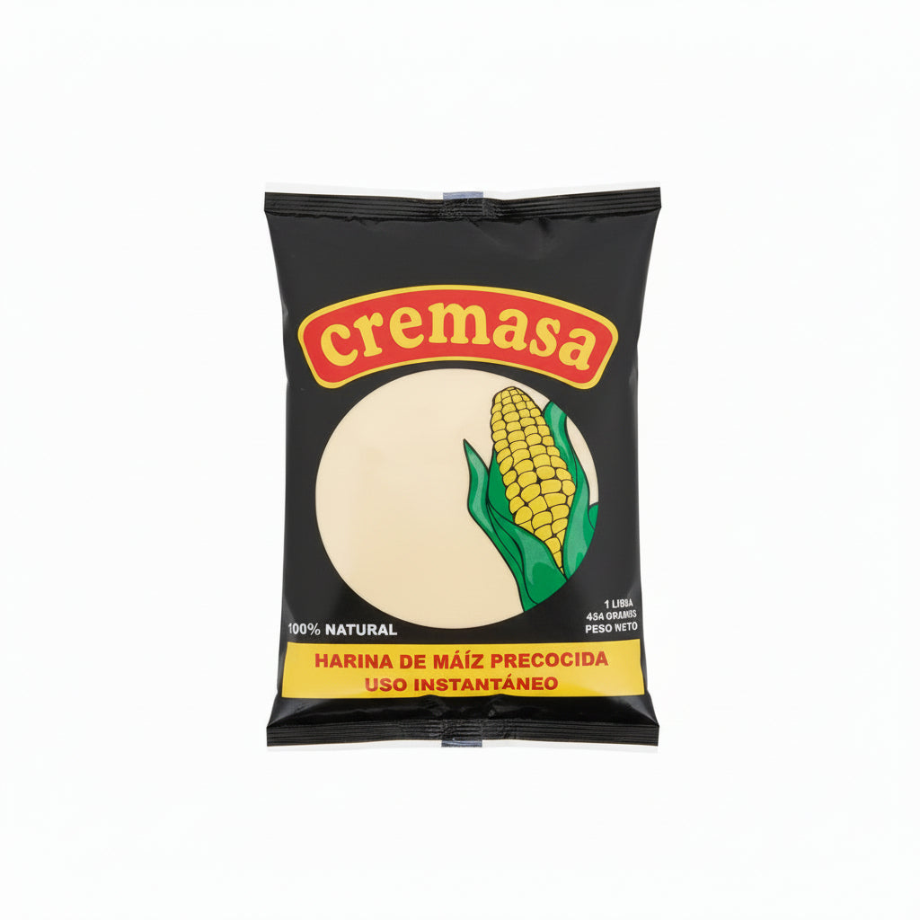 HARINA DE MAÍZ PRE-COCIDA CREMASA 454GR