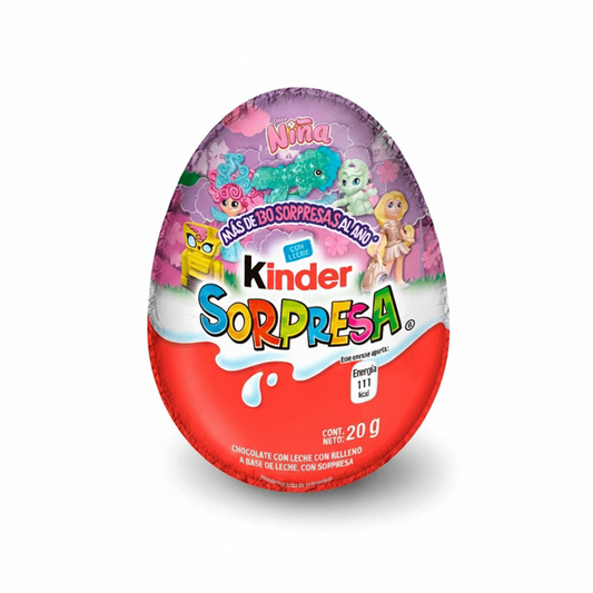 KINDER SORPRESA T12 NIÑA 20GR