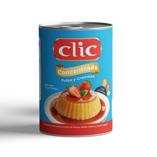 LECHE CONDENSADA SUCEDANEO CLIC 380GR