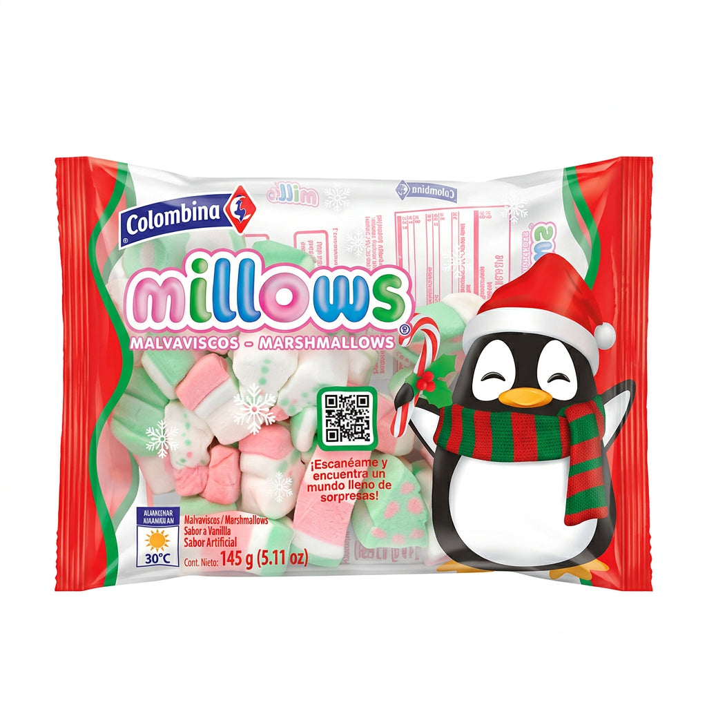 MALVA NAVIDEÑAS MILLOWS COLOMBINA 145GR