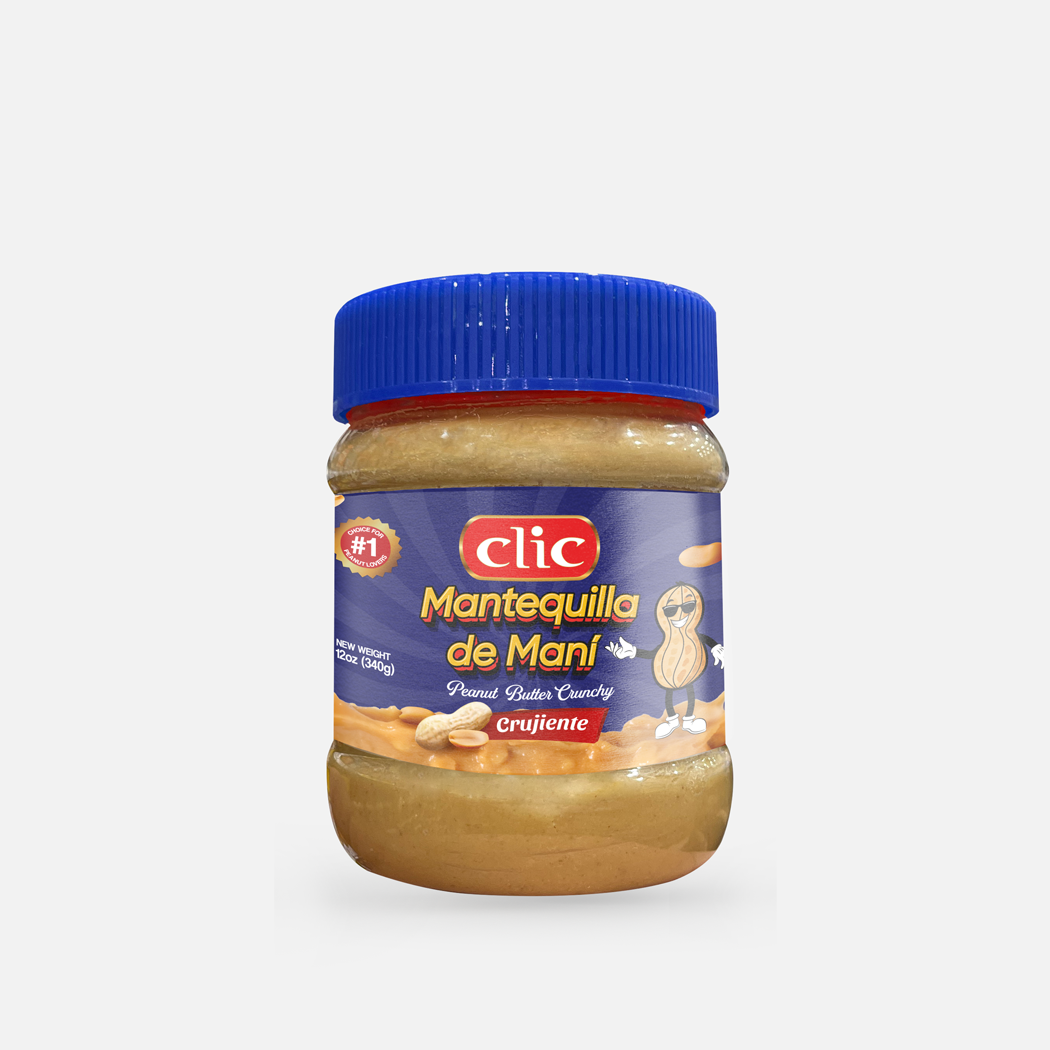 MANTEQUILLA MANI CRUNCHY CLIC 340GR