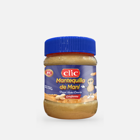 MANTEQUILLA MANI CRUNCHY CLIC 340GR