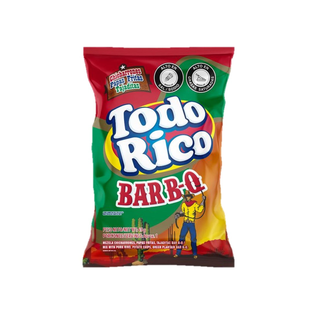 MIX SNACK BBQ TODO RICO 45GR