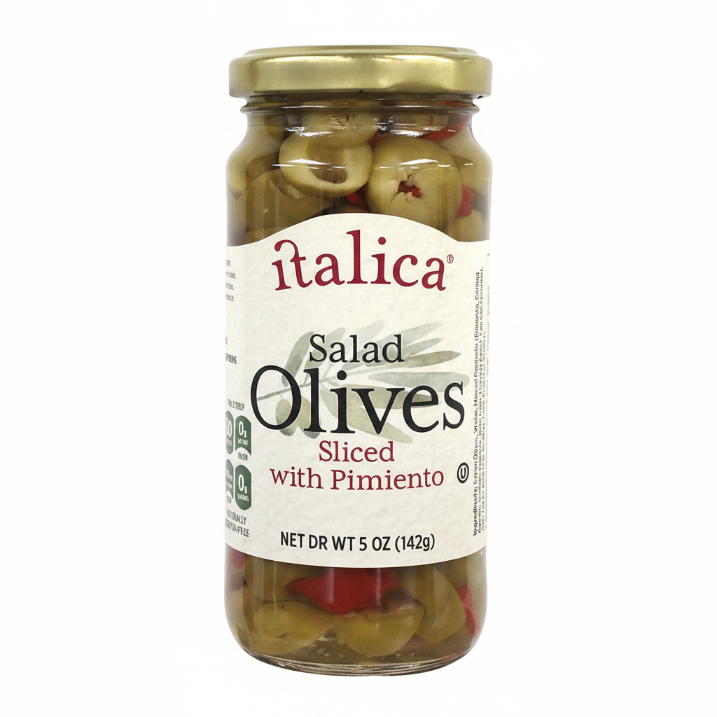 ACEITUNA CON PIMIENTO ITALICA 10GR