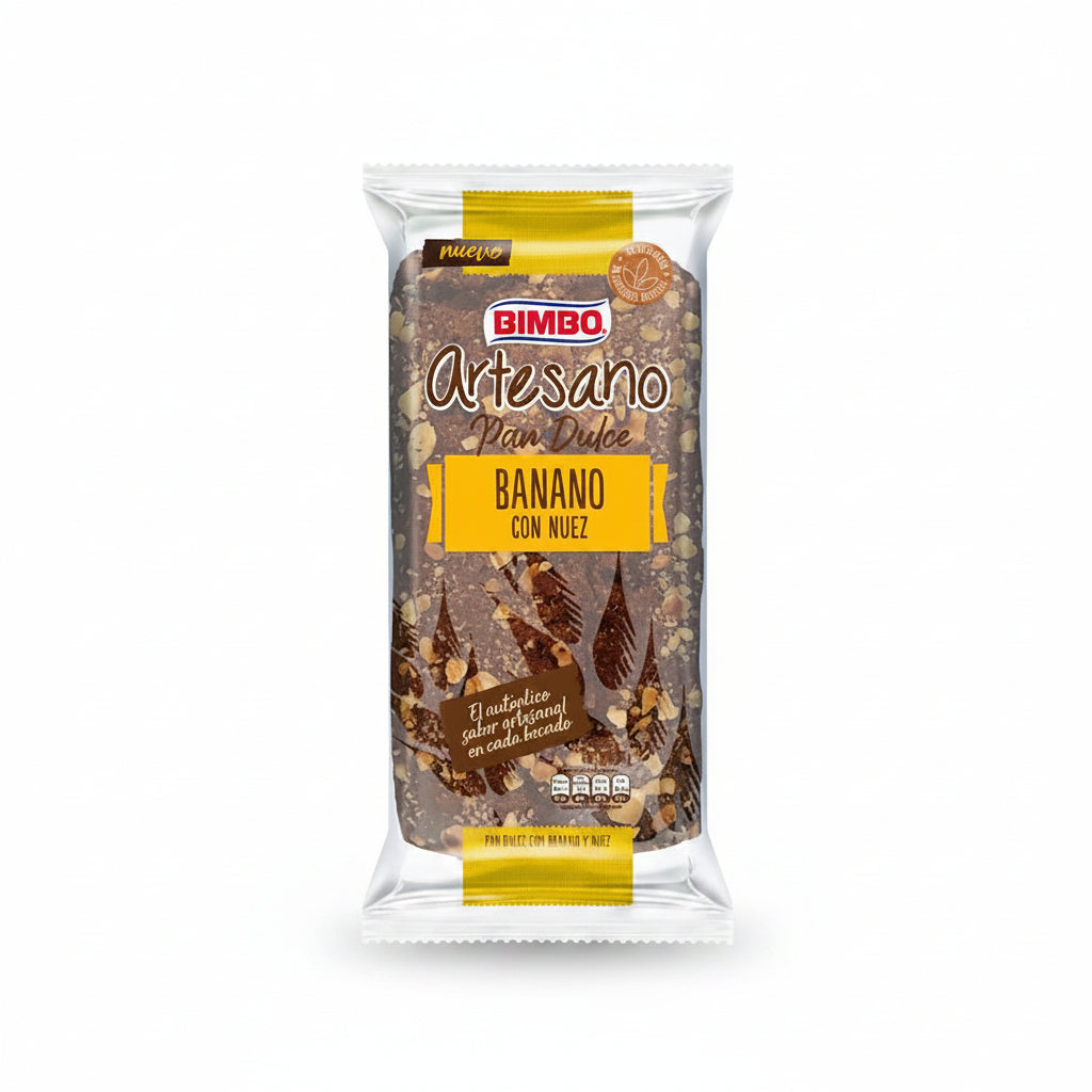PAN DULCE ARTESANO BANANO BIMBO 370GR