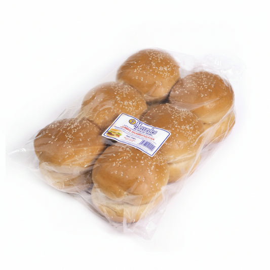 PAN HAMBURGESA JUMBO AJONJOLI MERCEDES 12U