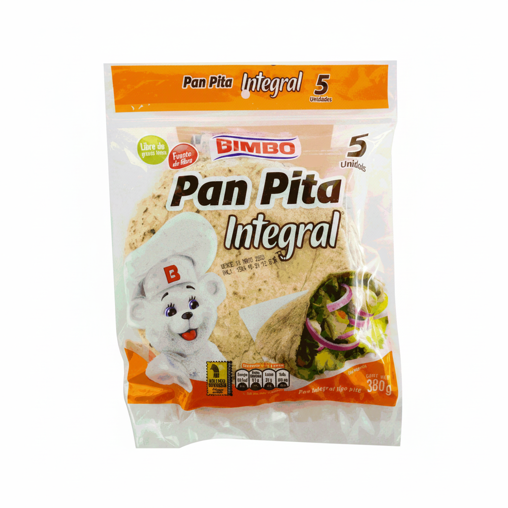 PAN PITA INTEGRAL BIMBO 330GR