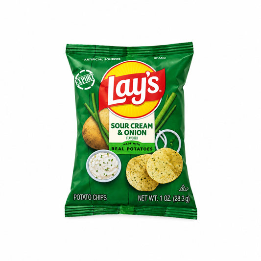 PAPITAS DE CREMA AGRIA/CEBOLLA LAYS 28.3GR