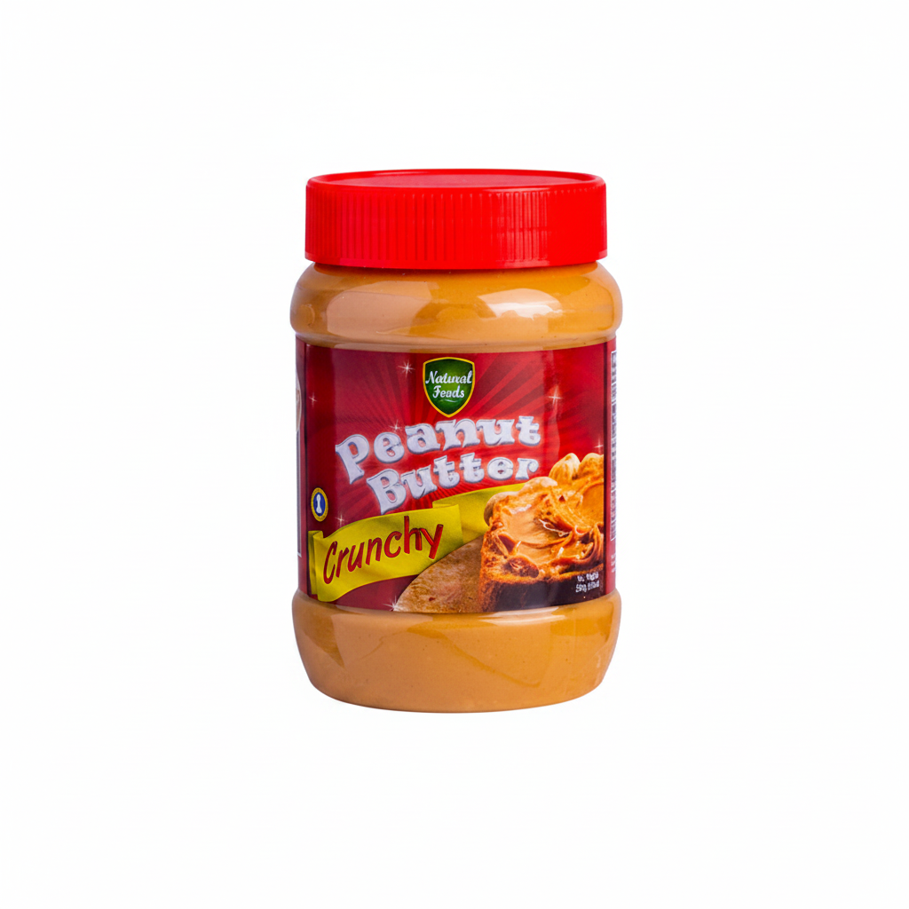 MANTEQUILLA DE MANI CON TROZOS NAT FOODS 510GR