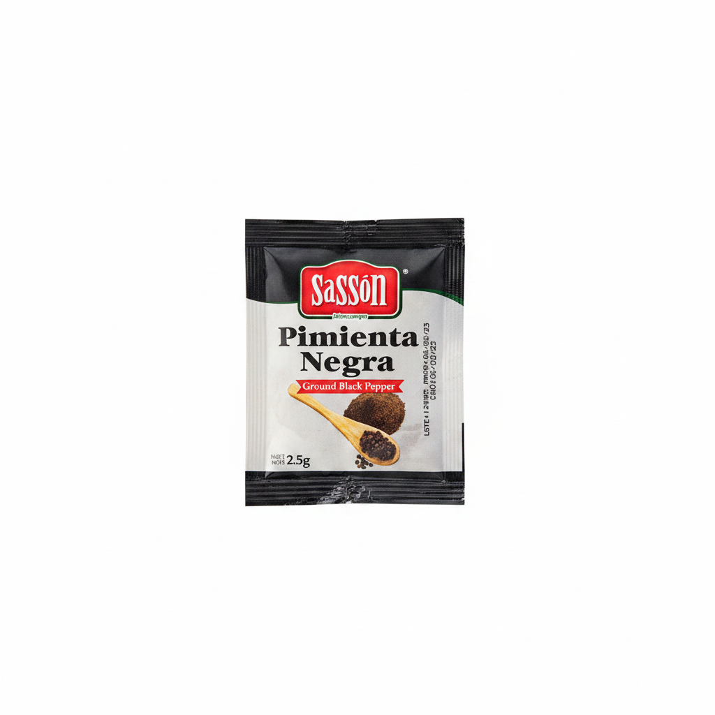 PIMIENTA NEGRA MOLIDO SASSÓN 2.5GR