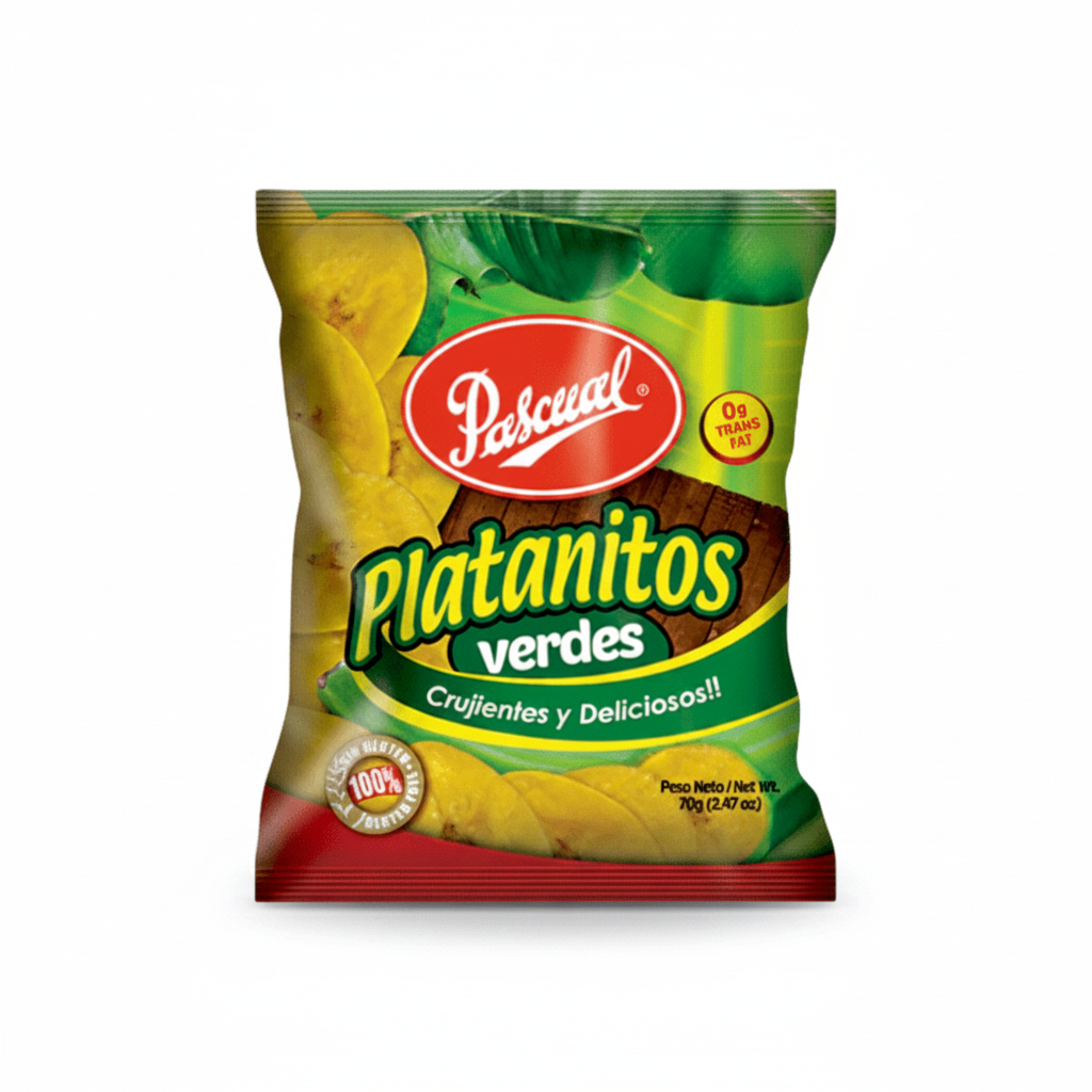 PLATANITO VERDE PASCUAL 70GR