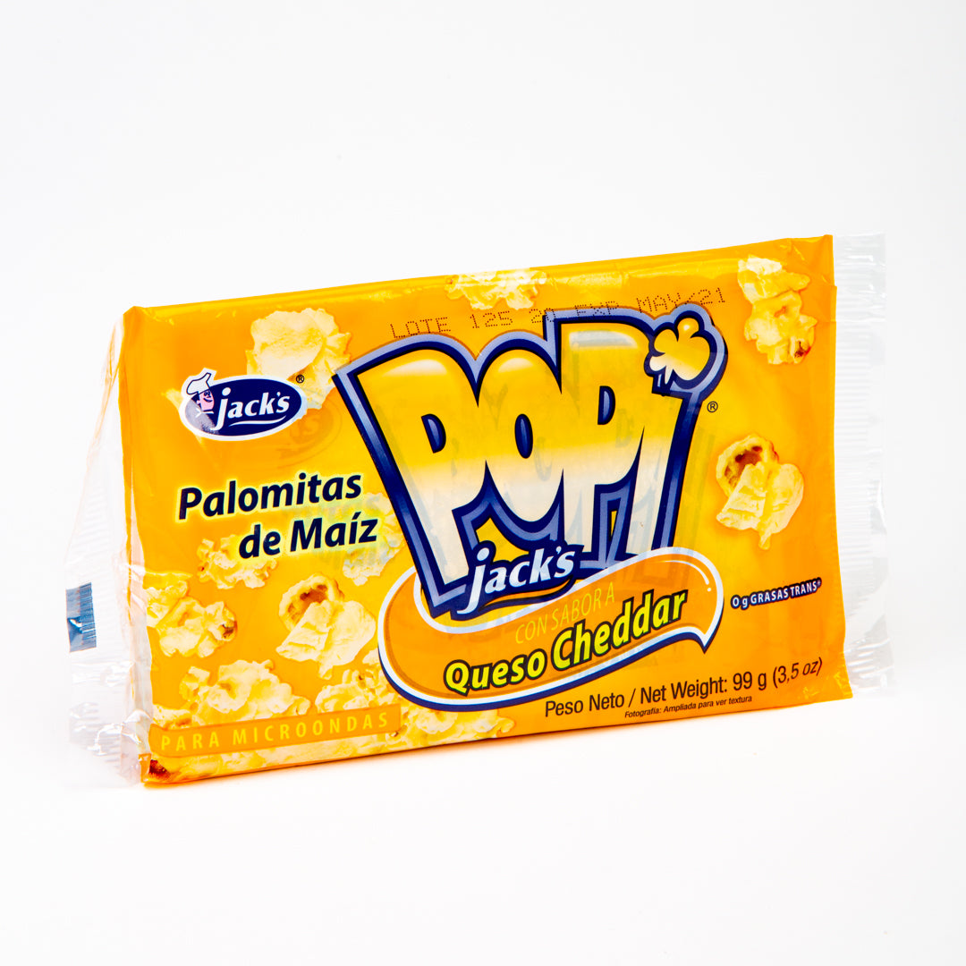 POPCORN POPI JACKS CHELDDAR 99GR