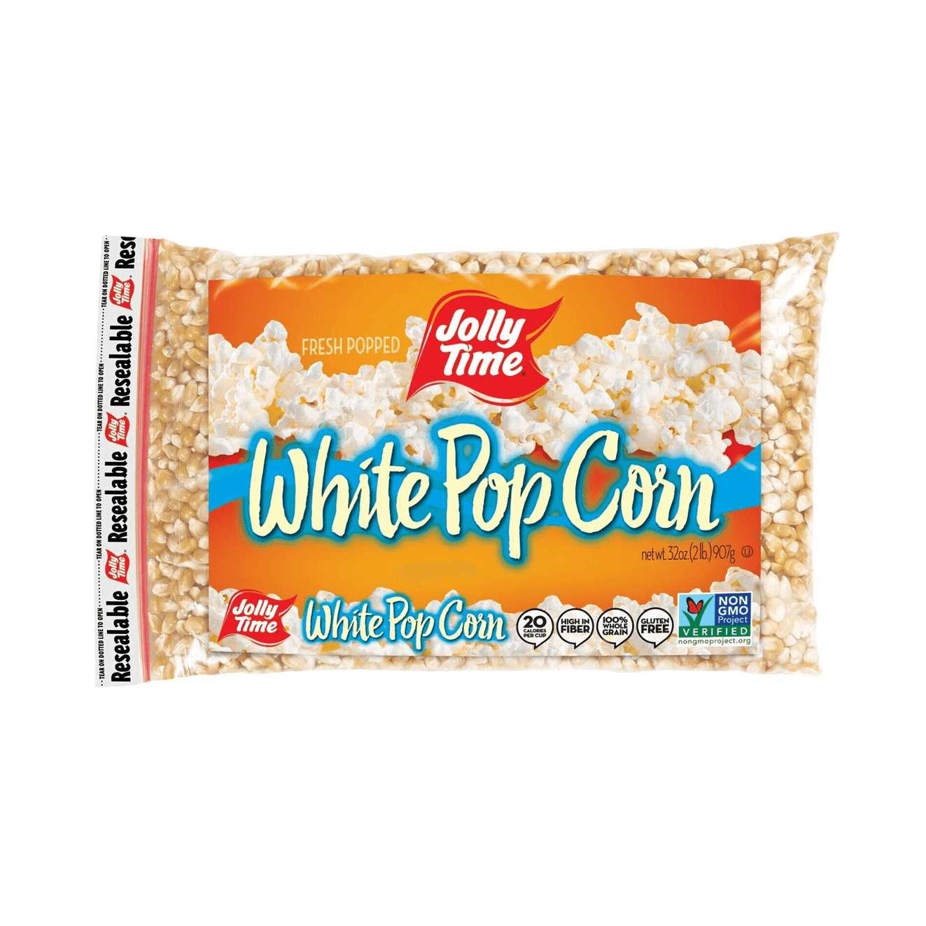 POPCORN WHITE JOLLY TIME 907GR