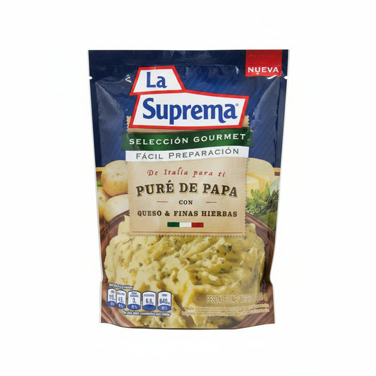 PURE DE PAPAS CON QUESO FINAS HIERBAS 108GR