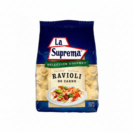 PASTA RAVIOLI DE CARNE LA SUPREMA 250GR
