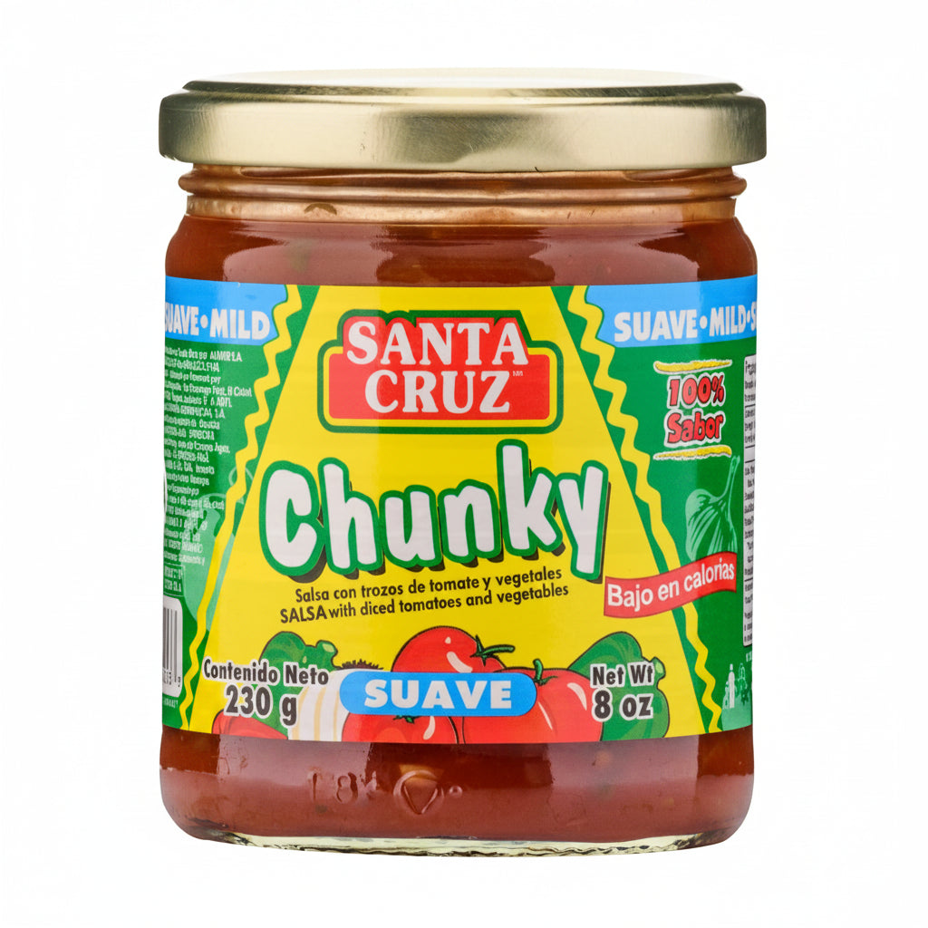 SALSA CHUNKY SUAVE SANTA CRUZ 230GR