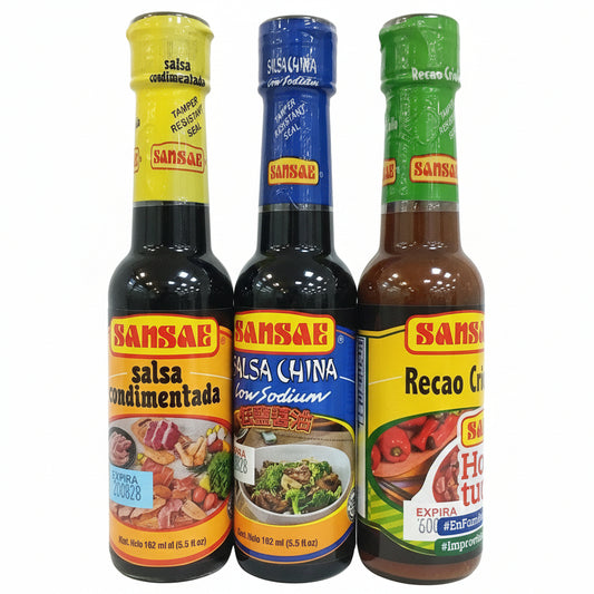 3PACK SALSAS CONDIMENTADA CRIOLLA SANSAE 5.5OZ