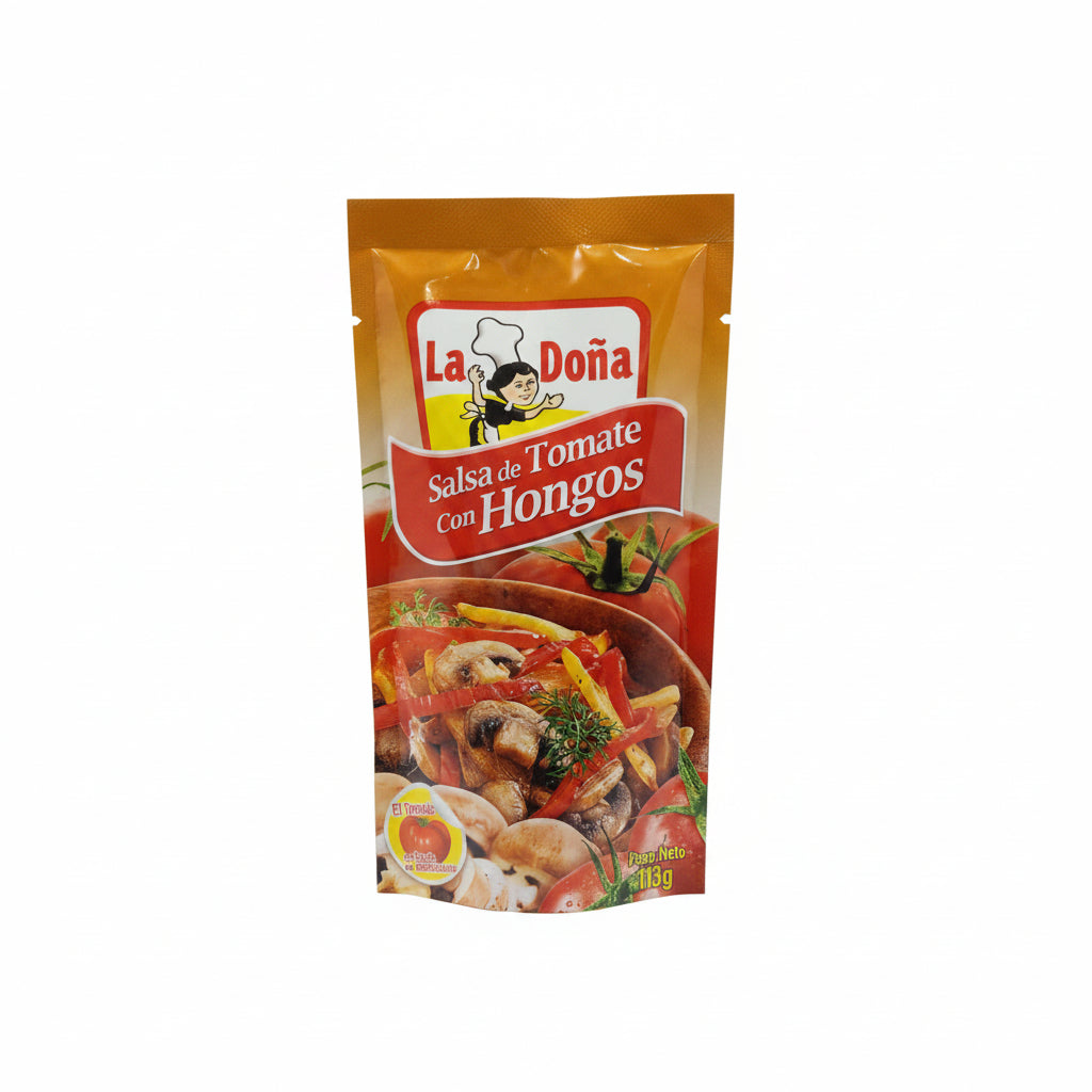 SALSA DE TOMATE HONGO LA DOÑA 113GR