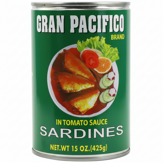 SARDINAS EN SALSA DE TOMATE GRAN PACIFIC 425GR