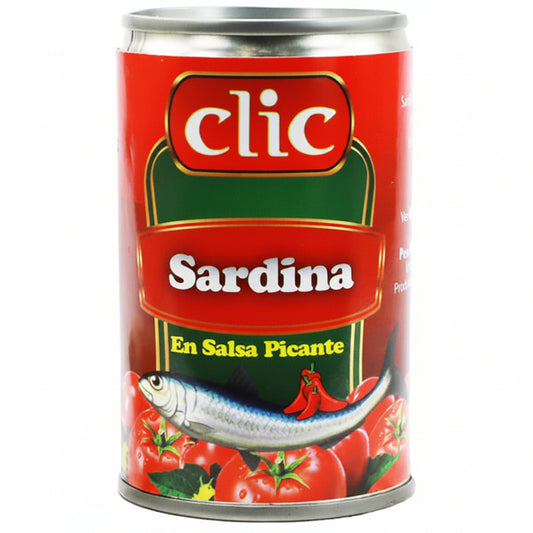 SARDINAS EN SALSA DE TOMATE PICANTE CLIC 5.5OZ