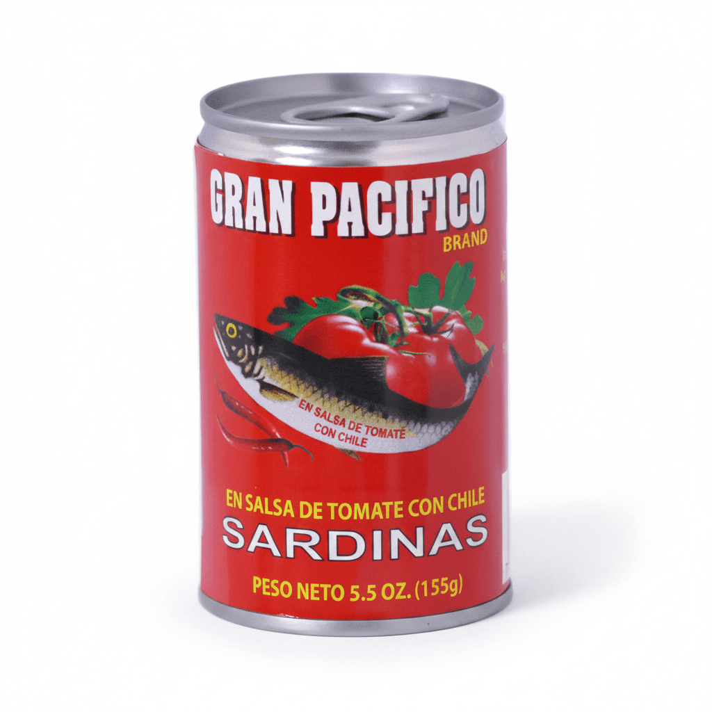 SARDINAS EN SALSA DE TOMATE PICANTE 5.5OZ
