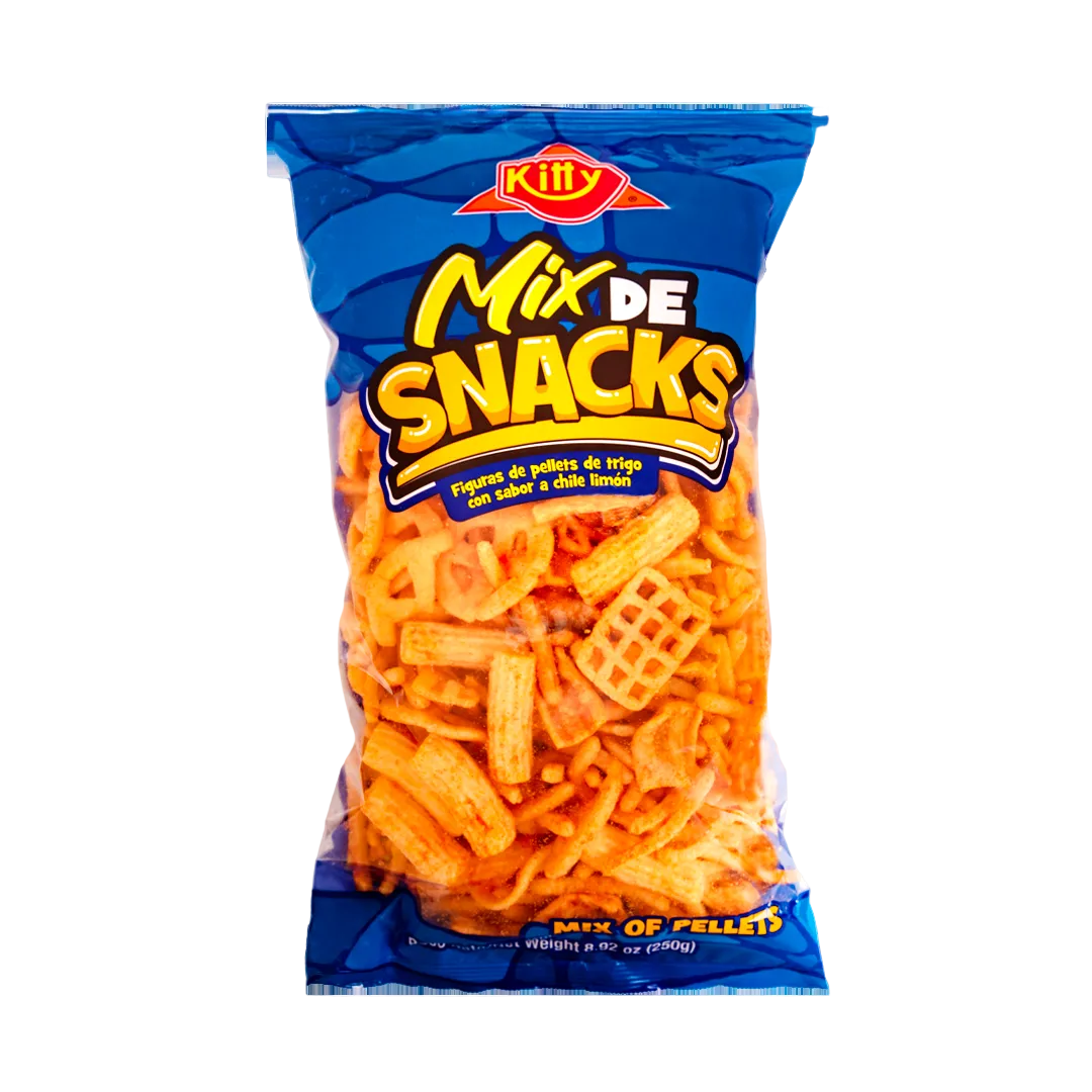 SNACKS MIX BOLSA KITTY 250GR