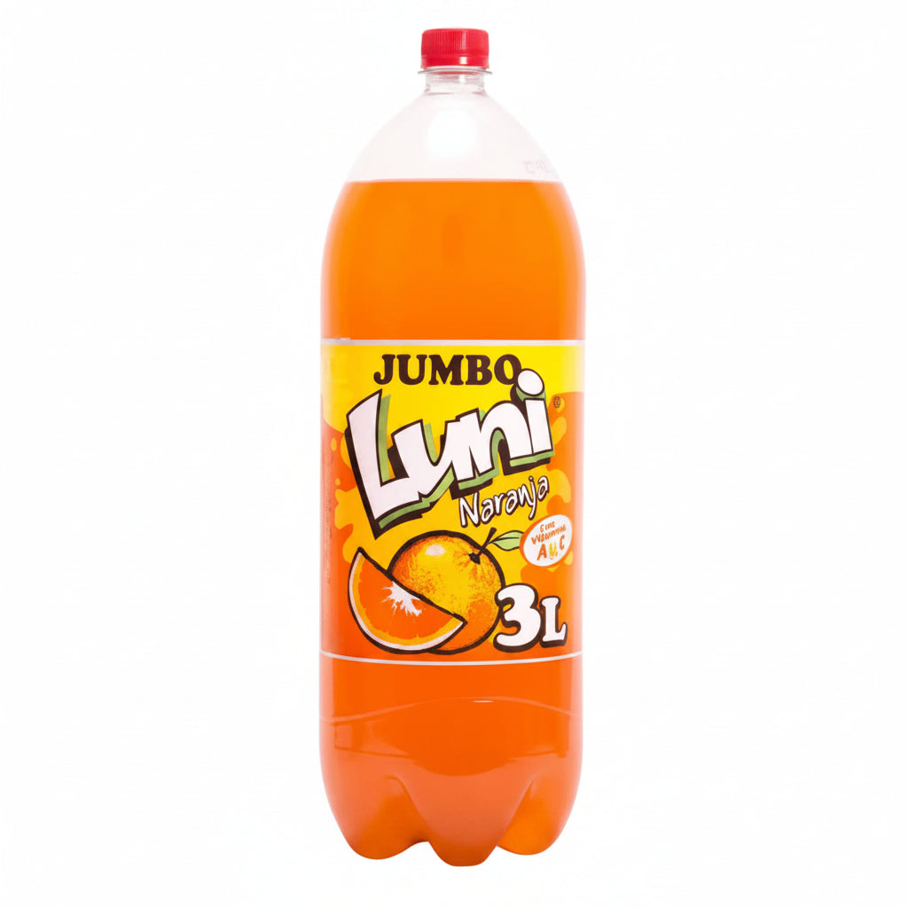 GASEOSA DE NARANJA JUMBO PET LUNI 3L