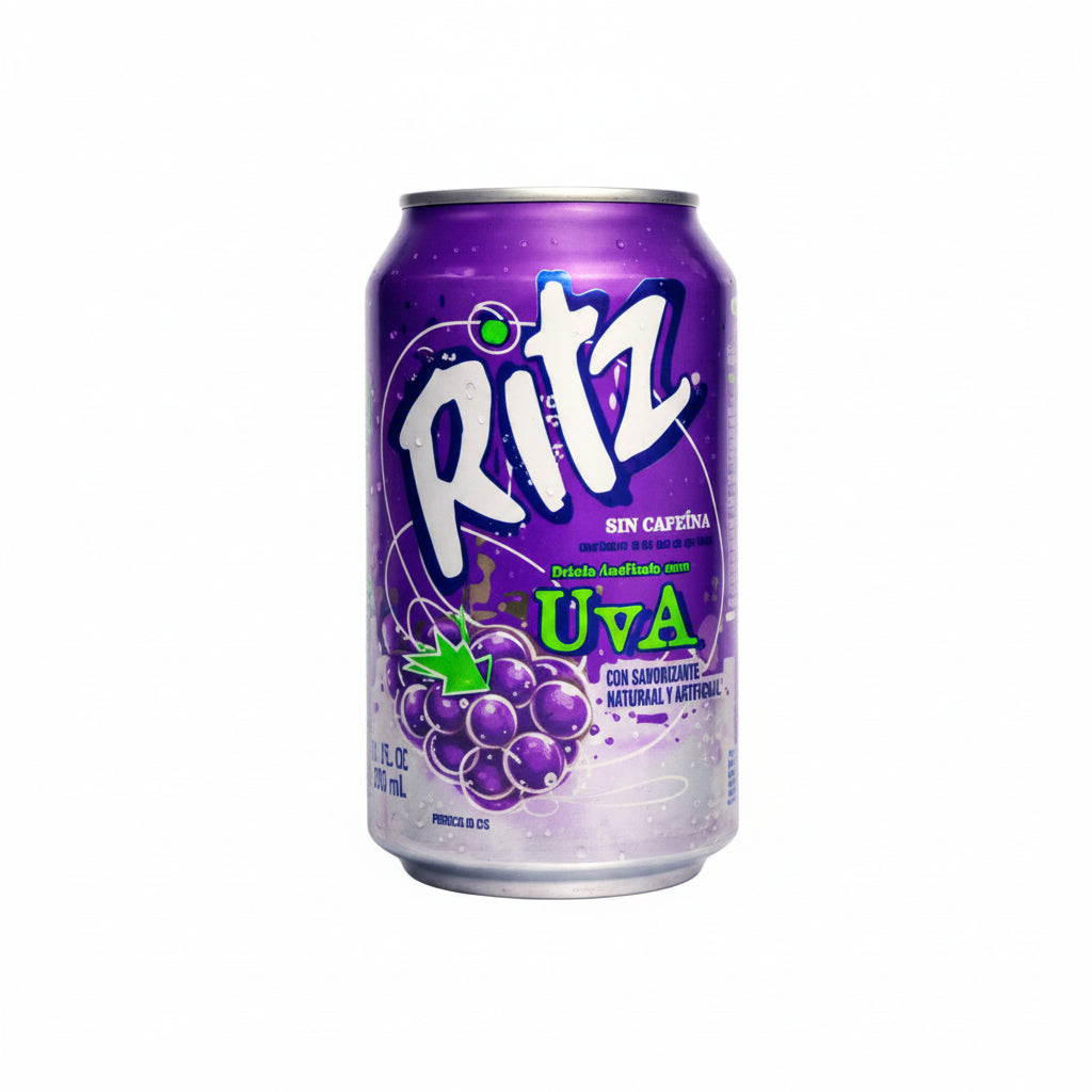 GASEOSA DE UVA RITS LATA 355ML