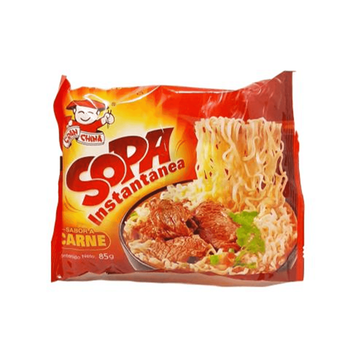 SOPA INSTANTANEA CARNE GRAN CHINA 85G