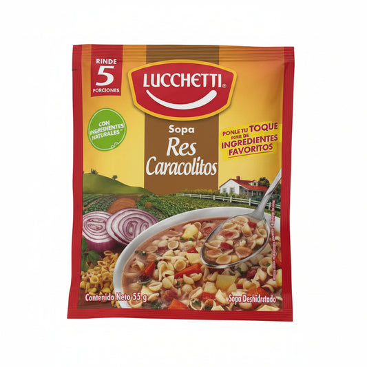 SOPA DE RES CARACOLITO LUCCHETTI 55GR
