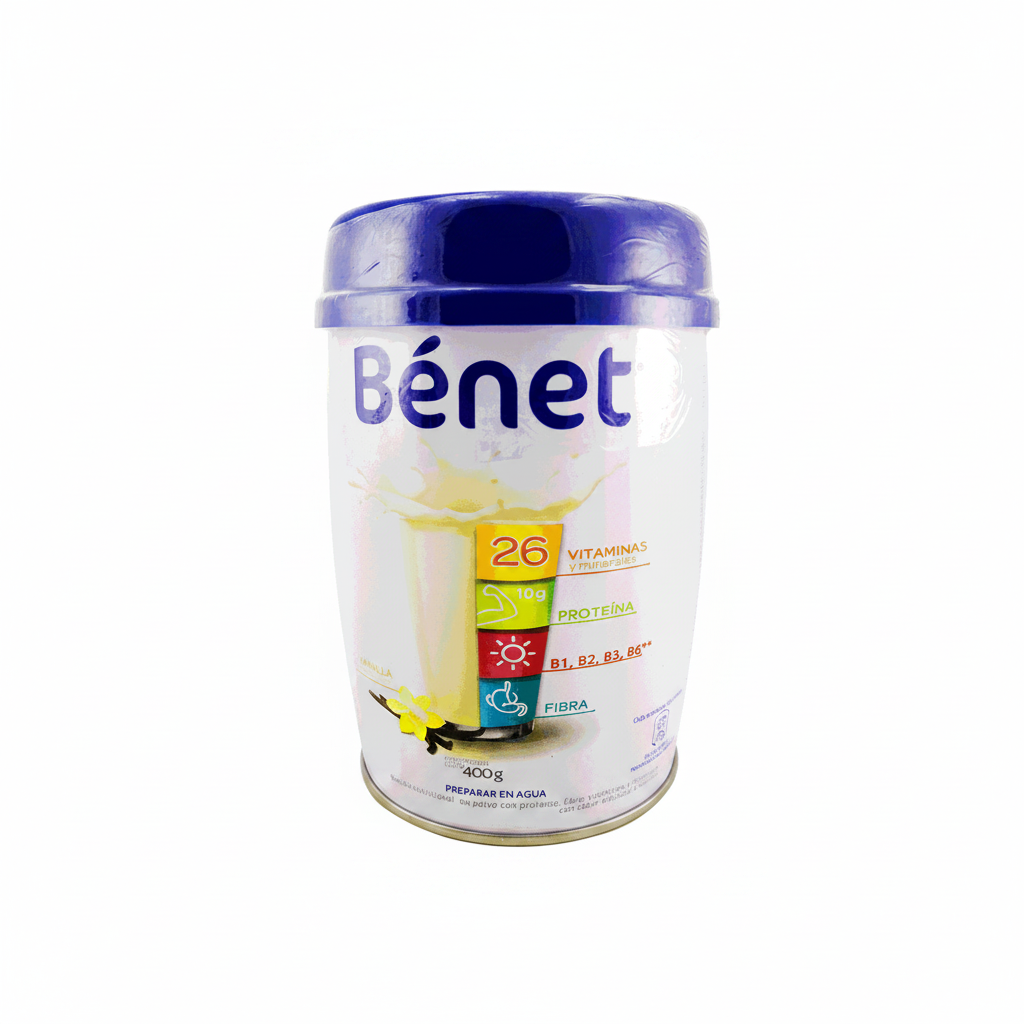 SUPLEMENTO VAINILLA BENET LATA 400GR