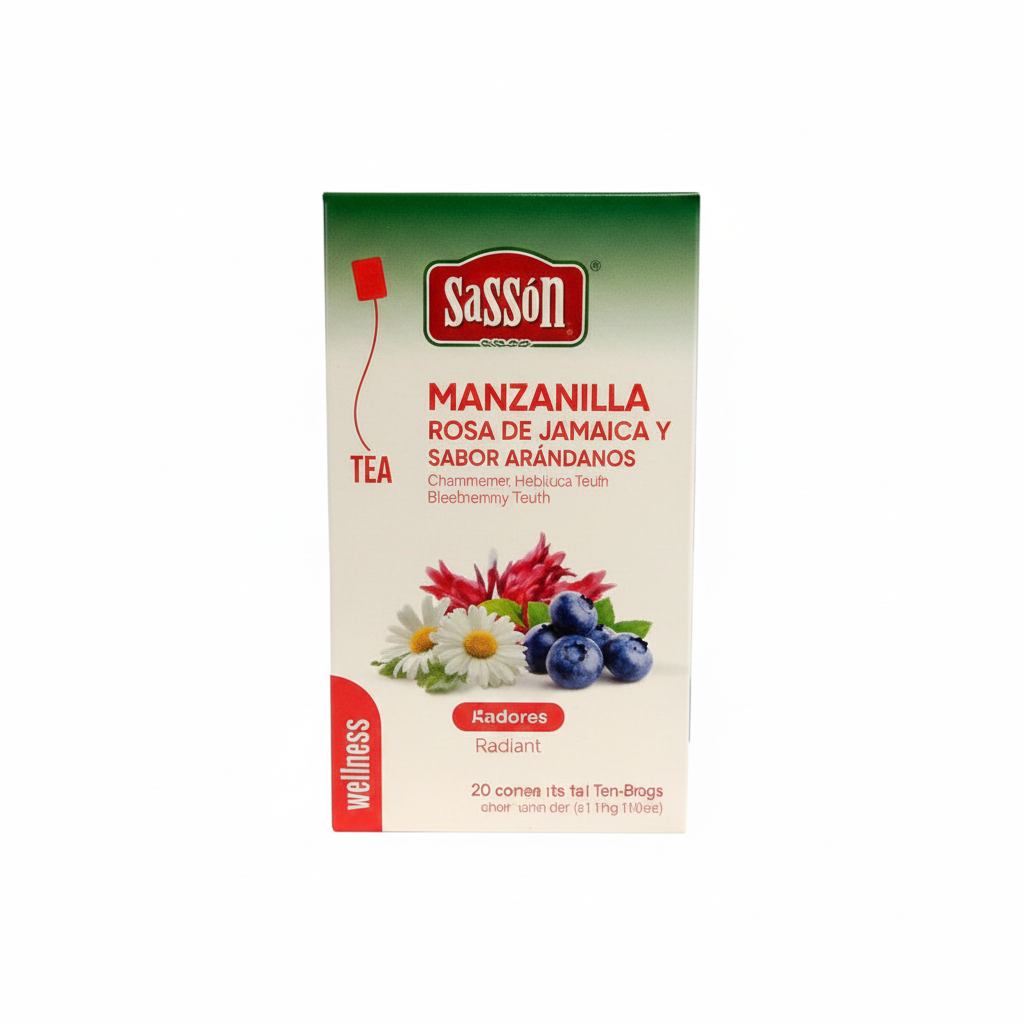 TE DE JAMAICA/ARANDANO/MANZANILLA SASSON 30GR