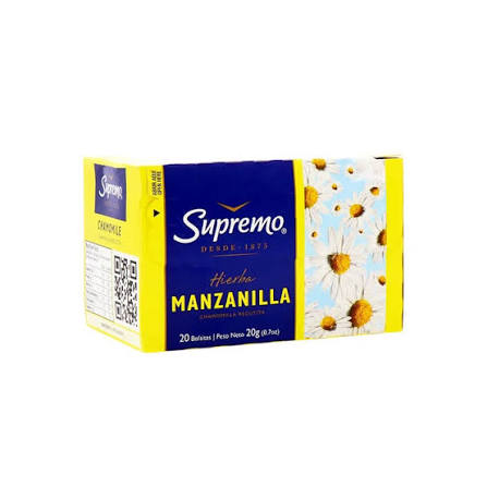 TE MANZANILLA HERBAL SUPREMO 20GR