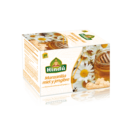 TE MANZANILLA MIEL Y JENGIBRE HINDU 20U