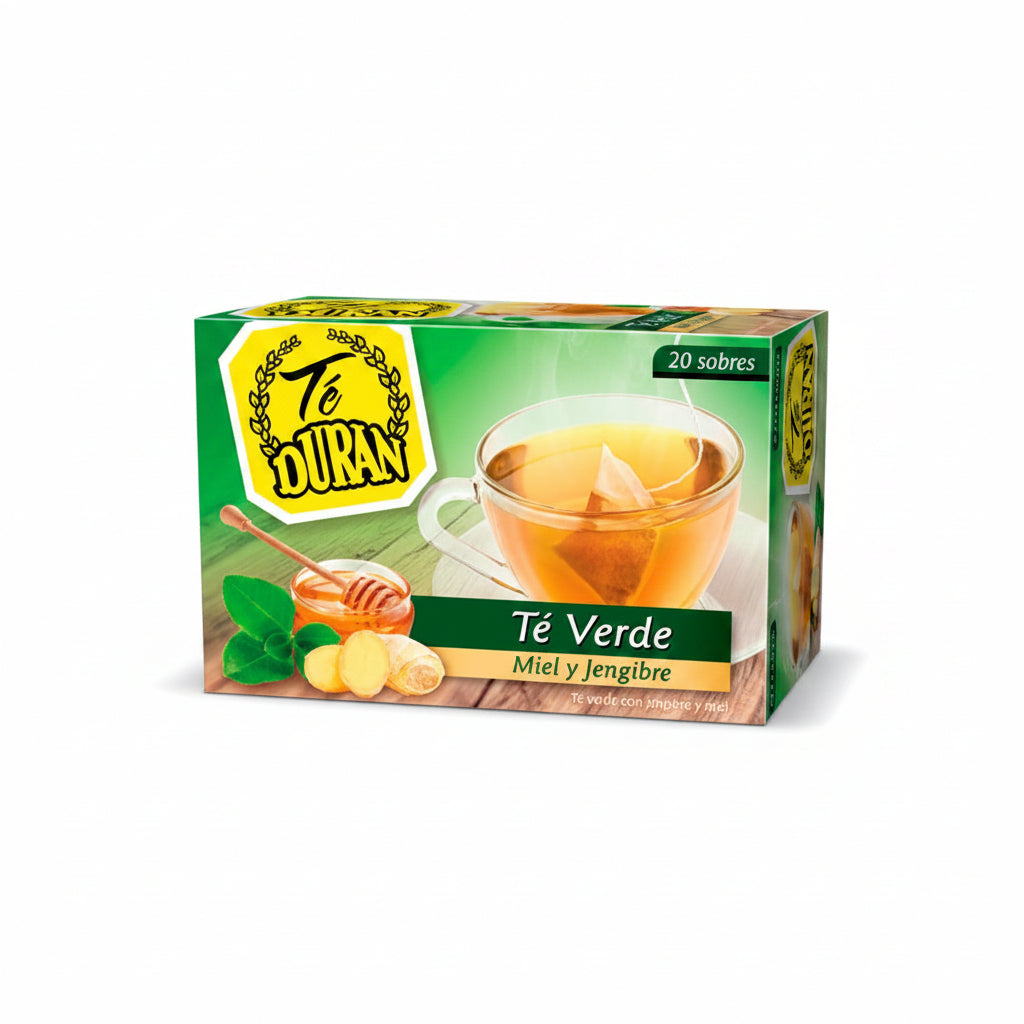 TE VERDE MIEL Y JENJIBRE 20U