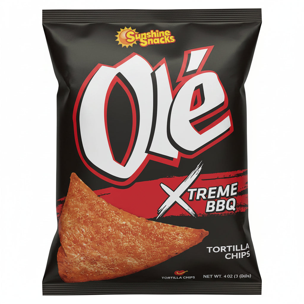 NACHOS SUNSHINE XT BBQ OLE CHIPS 43GR