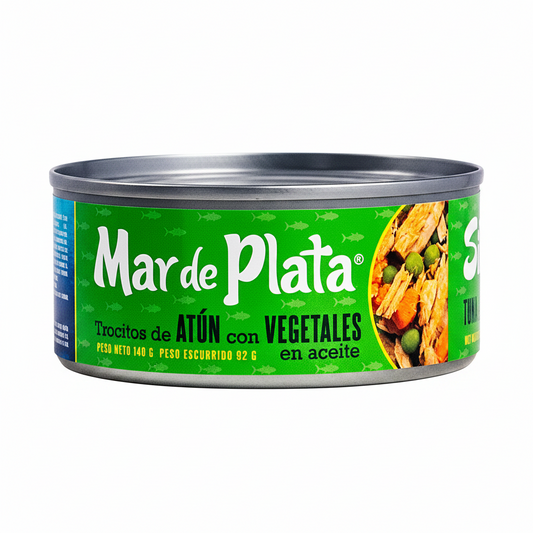 TROCITOS ATÚN CON VEGETALES 140GR