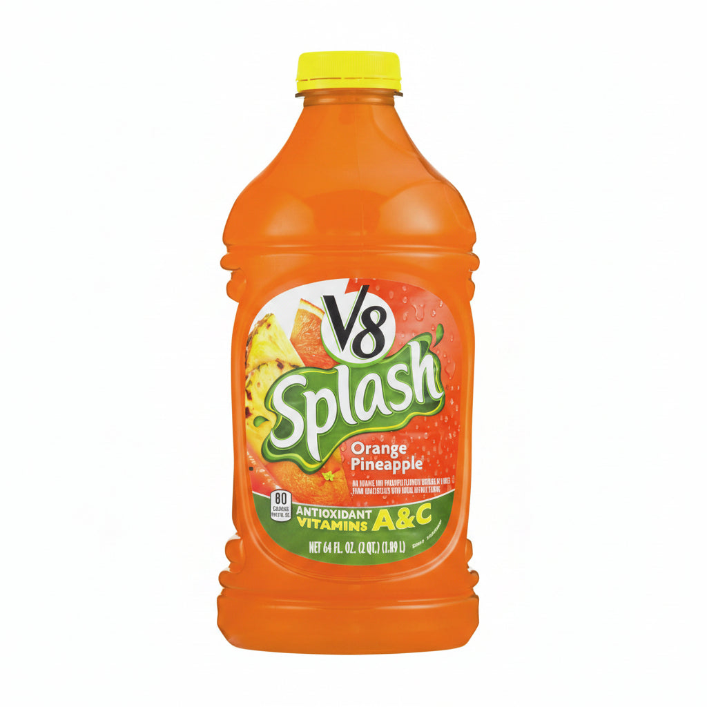 V8 SPLASH NARANJA PIÑA 64OZ