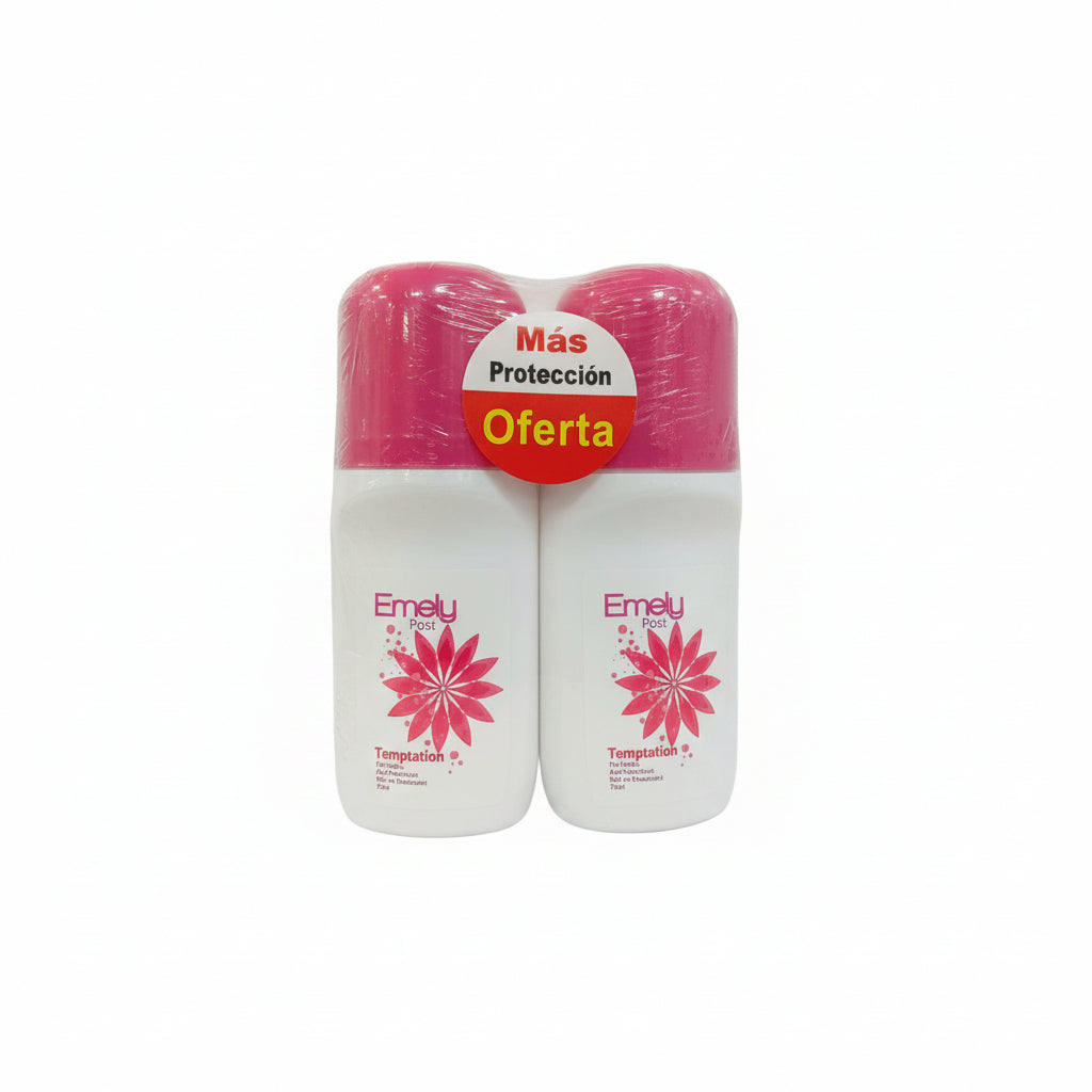 2PACK DESODORANTE EMELY TEMPTARION LADY 75ML