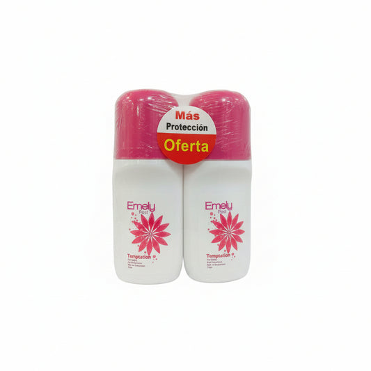 2PACK DESODORANTE EMELY TEMPTARION LADY 75ML