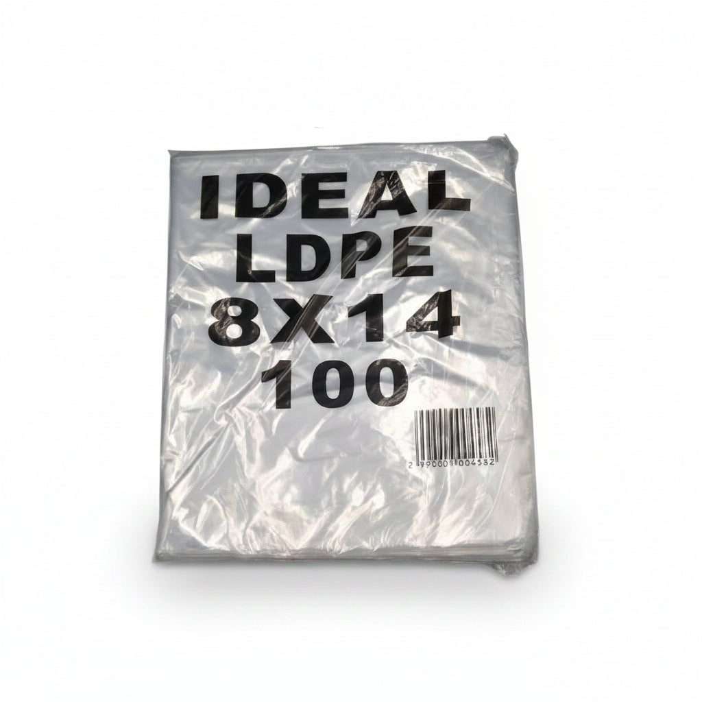 BOLSA 8X14 TRANSPARENTE PLASTICAS