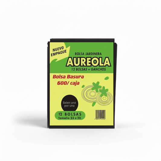 BOLSA DE BASURA 23X30 AUREOLA