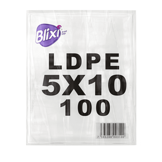 CARTUCHOS TRANSPARENTES 5X10 BLIXI 100U