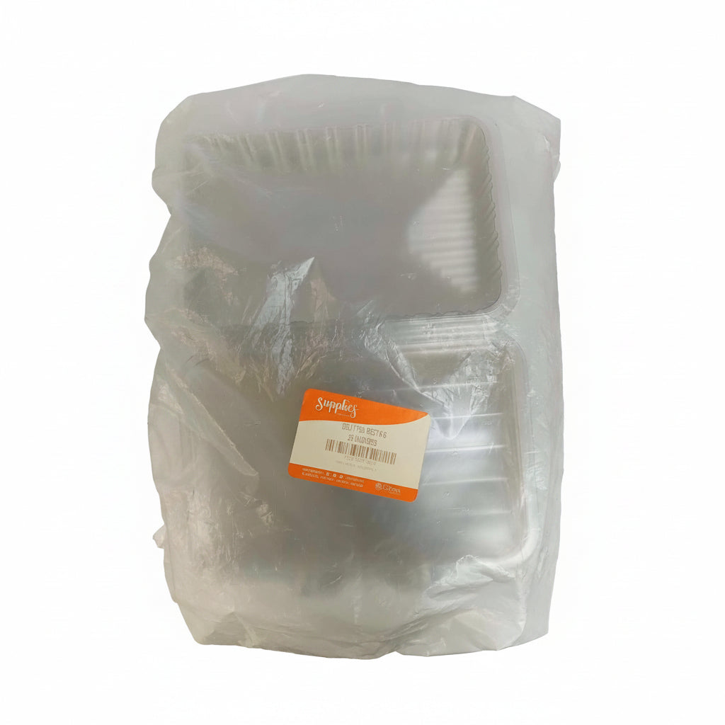 ENVASE PLÁSTICO RECTANGULAR DELI 23OZ