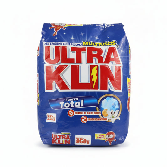 DETERGENTE EN POLVO FUERZA TOTAL ULTRAKLIN 1KG
