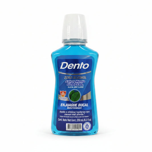 ENJUAGUE BUCAL MENTA GLACIAL DENTO 250ML