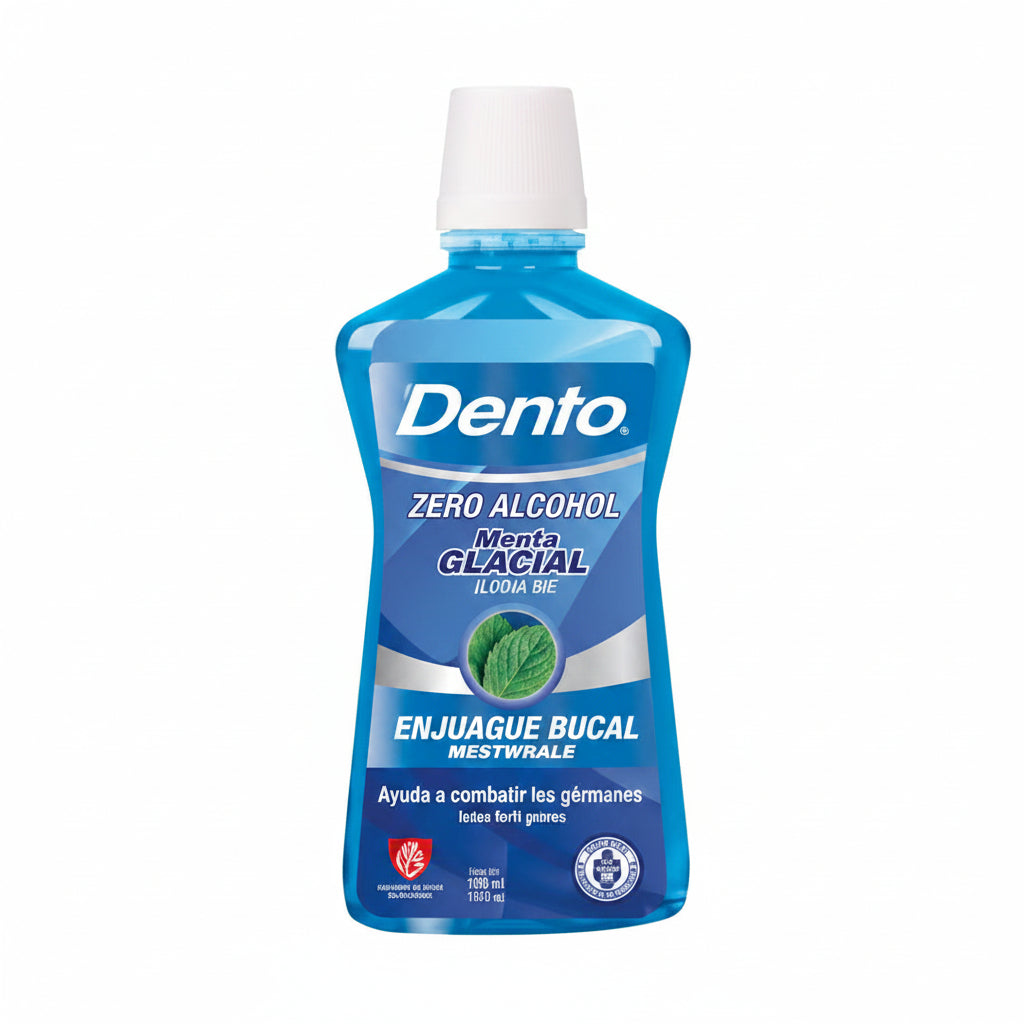 ENJUAGUE BUCAL MENTA GLACIAL DENTO 500ML