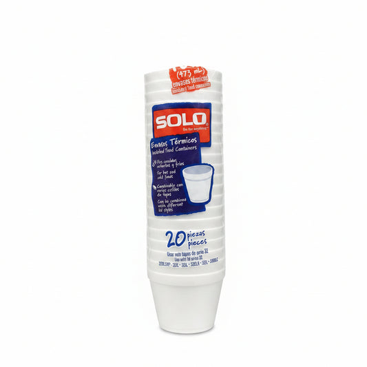 ENVASE DE FOAM SOLO 16OZ