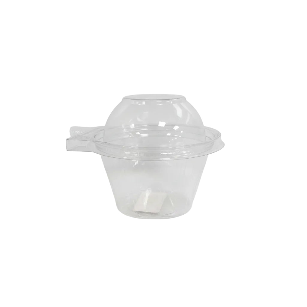 ENVASE PLASTICO TRANSPARENTE SNACK 8OZ